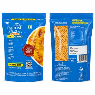 NOURISH UNPOLISHED PULSES DAL - 1000g
